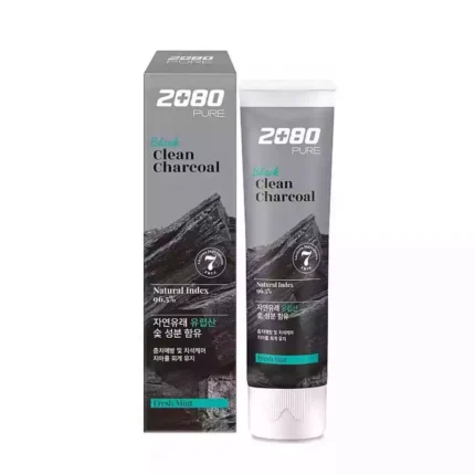 Отбеливающая зубная паста с древесным углем 2080 Black Clean Charcoal Toothpaste