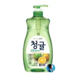 Средство для мытья посуды Зеленый цитрус CJ LION Chamgreen Green Tangerine JEJU