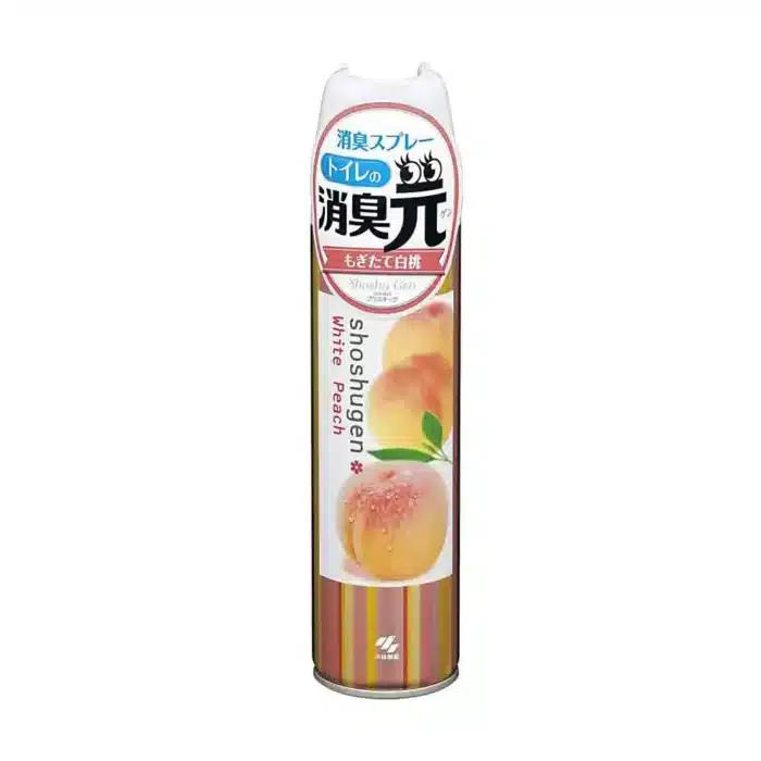 Освежитель воздуха для туалета с ароматом персика Kobayashi Shoshugen White Peach, 280ml