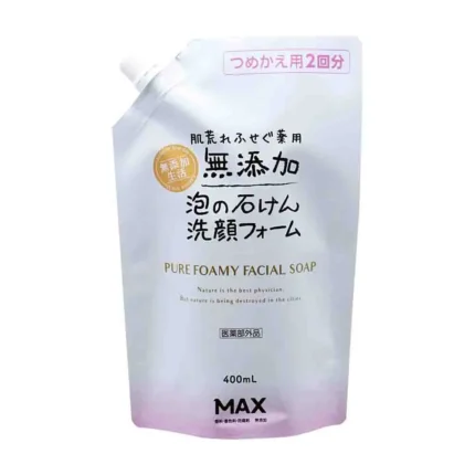 Пена для умывания чувствительной кожи MAX PURE FACIAL FOAM 400мл