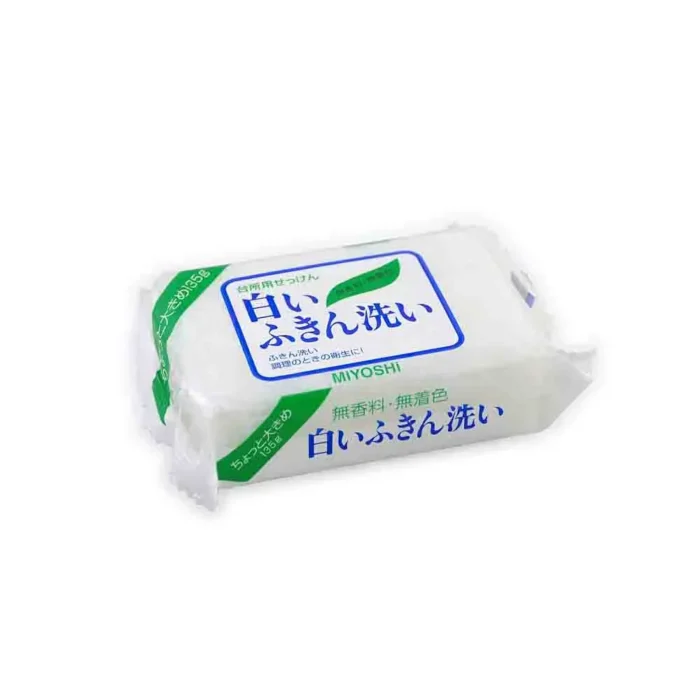 Мыло для стирки отбеливающее MIYOSHI White Dish Cloth Wash Soap, 135g