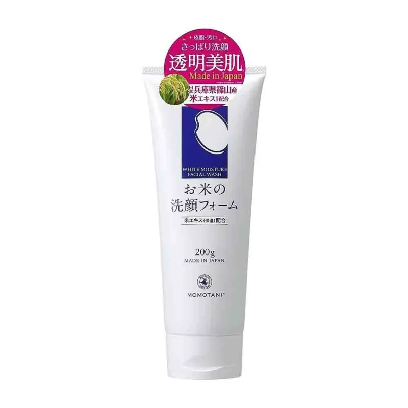 4902468804106 Увлажняющая пенка для умывания с экстрактом риса MOMOTANI Rice Moisture Facial Wash