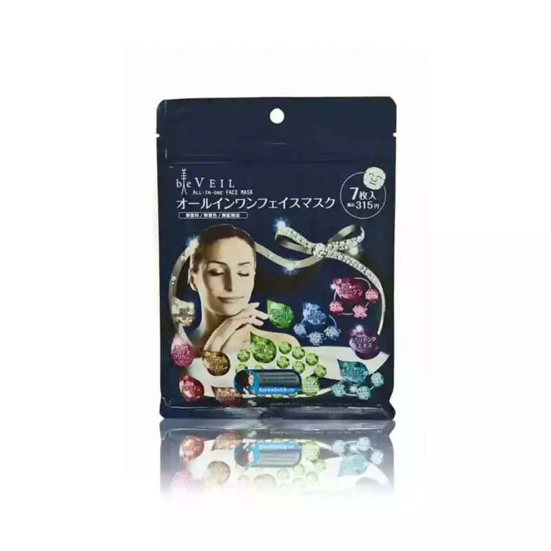 Маски для лица 58 «ингредиентов красоты» ALOVIVI Be Veil all in one mask mini, 7 шт.