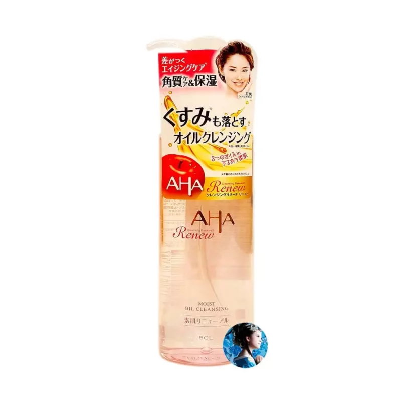 Масло для снятия макияжа с AHA кислотами BCL Cleansing research moist oil