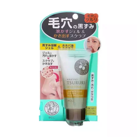 Отшелушивающий гель-скраб для удаления черных точек BCL Tsururi Gel & Scrub, 55g