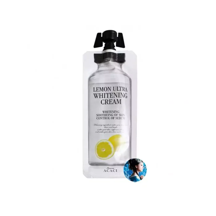 Осветляющий крем для лица с экстрактом лимона Chamos Acaci Lemon Ultra Whitening Cream