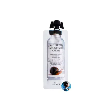Антивозрастной крем против морщин с улиточным экстрактом Chamos Acaci Snail Repair Anti-Wrinkle Cream 12ml