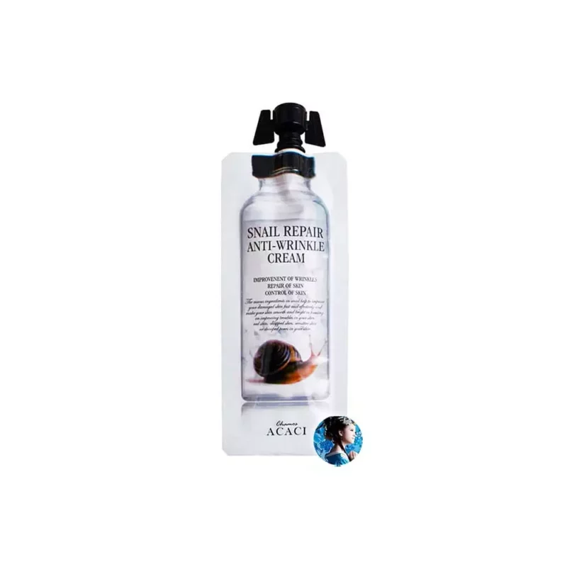 Антивозрастной крем против морщин с улиточным экстрактом Chamos Acaci Snail Repair Anti-Wrinkle Cream 12ml