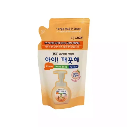 Пенное мыло для рук с ароматом персика (увлажнение, сменка) CJ Lion Ai-Kekute Foam Hand Soap Peach 200 ml