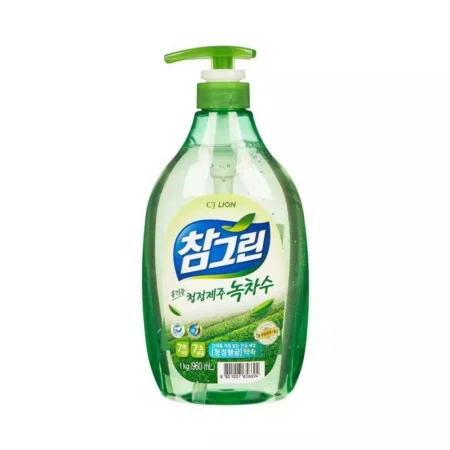 Средство для мытья посуды Средство для мытья посуды, овощей и фруктов с экстрактом зеленого чая CJ LION Charmgreen green tea