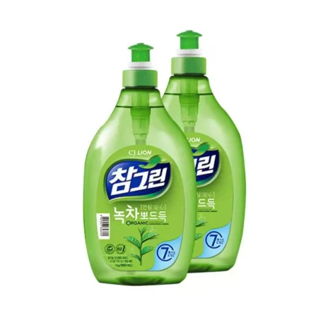 Для мытья посуды, овощей и фруктов CJ LION Charmgreen green tea