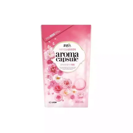 Кондиционер для белья с ароматом розы cj lion Porinse aroma capsule Pink Rose