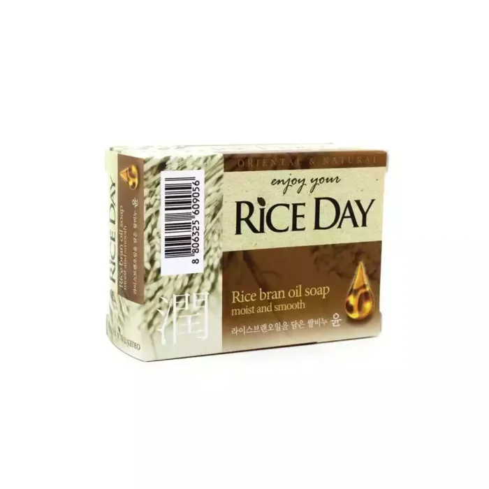 Мыло с рисовыми отрубями CJ LION "Rice Day" Rice Bran oil soap