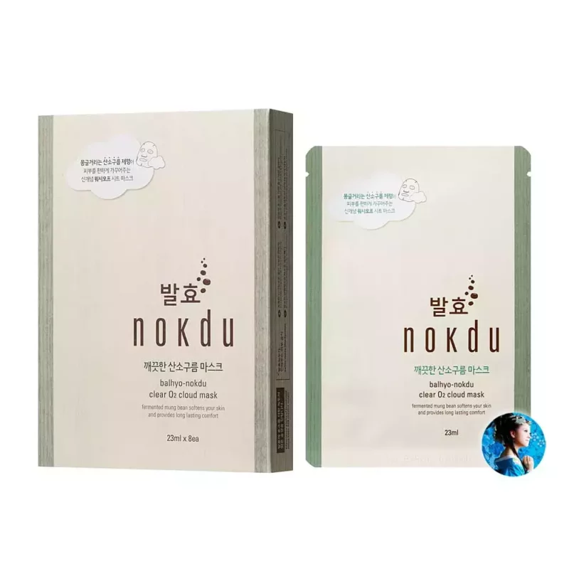 Кислородная маска-облако О2 Coreana Balhyo Nokdu Clear O2 Cloud Mask