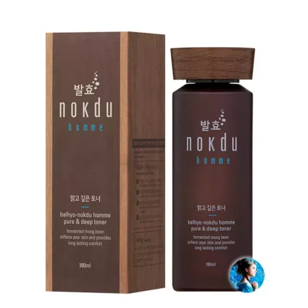 Мужской тоник с эффектом глубокого очищения Coreana Balhyo Nokdu&Deep Toner, 180 мл