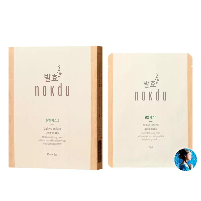 Увлажняющая маска Coreana Balhyo Nokdu Pure Mask