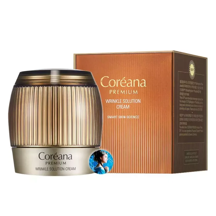 Крем против морщин COREANA PREMIUM Wrinkle Solution Cream, 50 ml