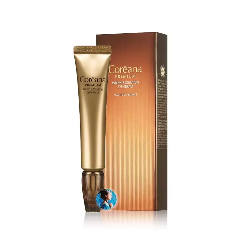 Крем против морщин вокруг глаз COREANA PREMIUM Wrinkle Solution Eye Cream 25ml