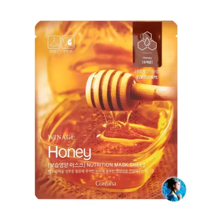 Питательная маска с медом Coreana WINAGE Nutrition Mask Sheet