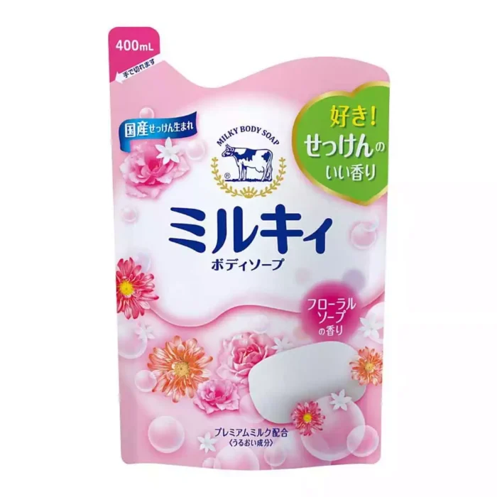 Молочное мыло для тела с ароматом цветов Cow Milky body Relax Floral