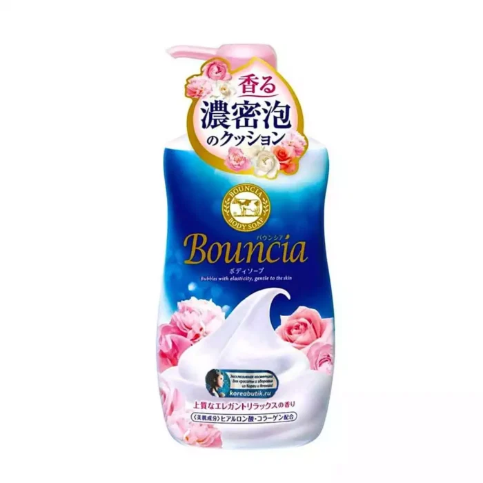 Сливочное жидкое мыло для тела с ароматом роскошного букета Cow Milky Body Soap Bouncia