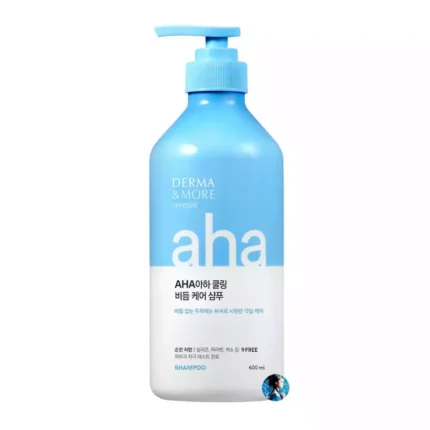 Шампунь для волос против перхоти DERMA & MORE AHA Cooling Shampoo, 600ml