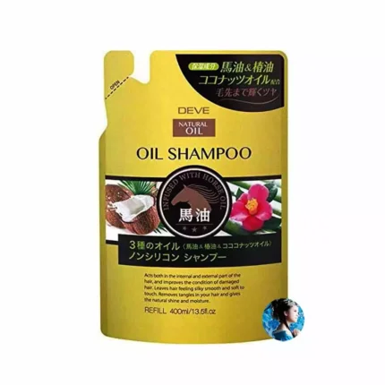 Шампунь для сухих волос с 3 видами масел без силикона Deve Oil Shampoo, сменная упаковка