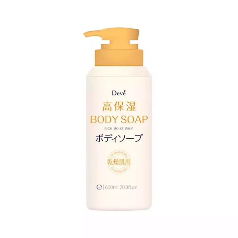 Увлажняющее жидкое мыло для тела Deve Rich Moist Whip Body Soap, 600ml