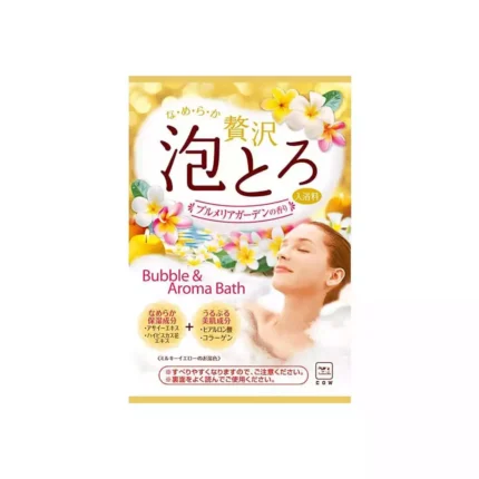 Соль для принятия ванны с ароматом Тропических цветов COW Gyunyu Sekken powder salt baked milk