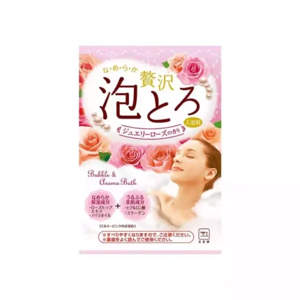 Пудровая соль для принятия ванны с ароматом розы Gyunyu Sekken (COW) powder salt Rose