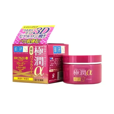 Крем для лица увлажняющий, питательный, омолаживающий Hadalabo Gokujyun Alpha Lifting Cream, 50ml