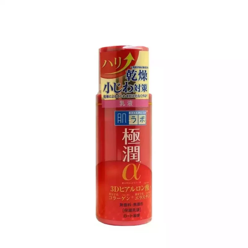 Молочко для лица с гиалуроновой кислотой Hadalabo Gokujyun Alpha Lifting Milk, 140ml