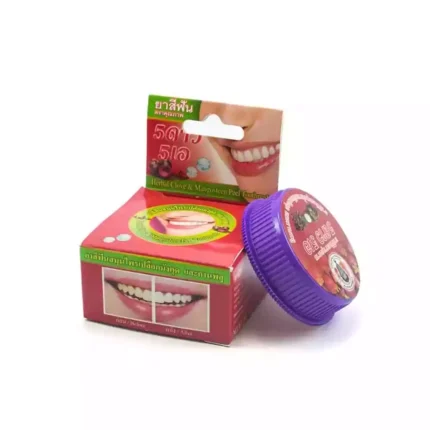 Травяная отбеливающая зубная паста с экстрактом Мангостина Herbal Clove Mangosteen Toothpaste 5 Star Cosmetic