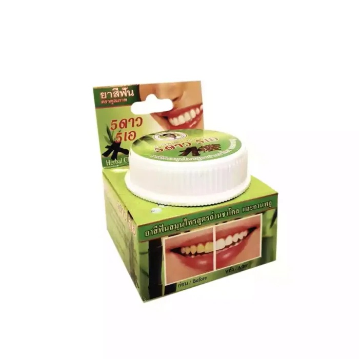 Травяная зубная паста с бамбуковым углем Herbal Clove Toothpaste Bamboo Charcoal 5 Star Cosmetic