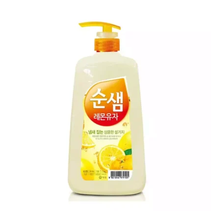 Soonsaem Lemon & Yuzu средство для мытья посуды Свежесть цитруса, 1000ml