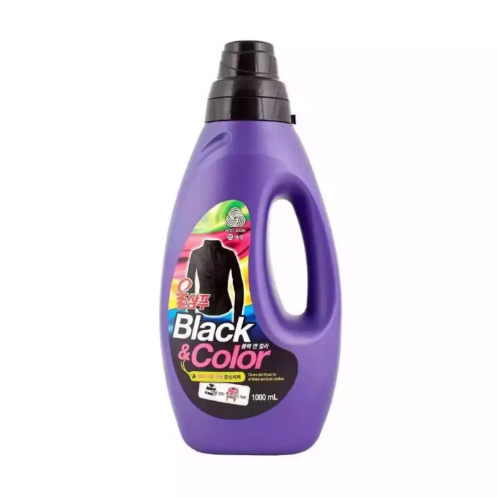 Жидкое средство для стирки Чёрное и Цветное Kerasys Wool Shampoo Black and Color, 1000ml