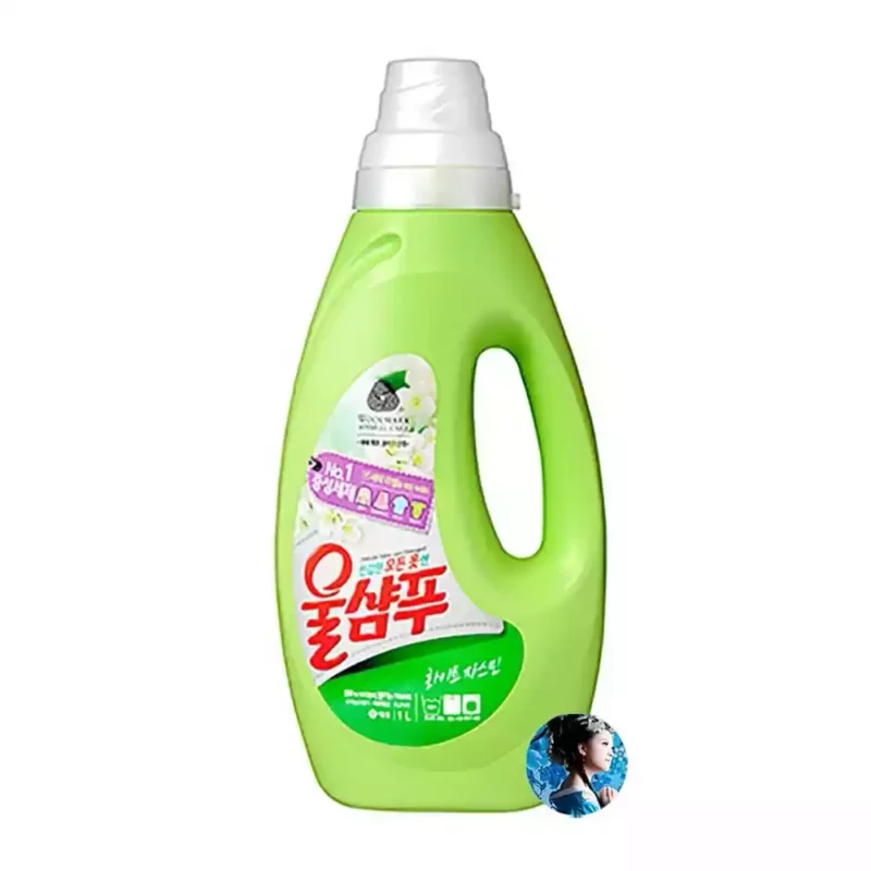 Жидкое средство для стирки деликатных тканей Жасмин Kerasys Wool Shampoo Fresh White Jasmine 1 л