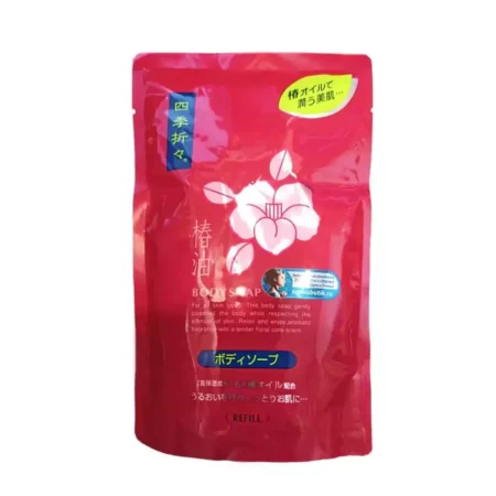 Жидкое мыло для тела с экстрактом камелии Kumano Shiki-Oriori, 450ml