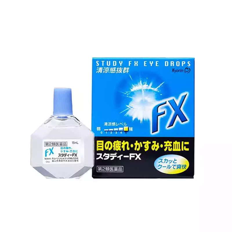 Освежающие капли для глаз Kyorin Study FX Eye Drops