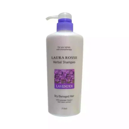 Растительный шампунь Лаванда для сухих поврежденных волос Laura Rosse Herbal Shampoo Lavender