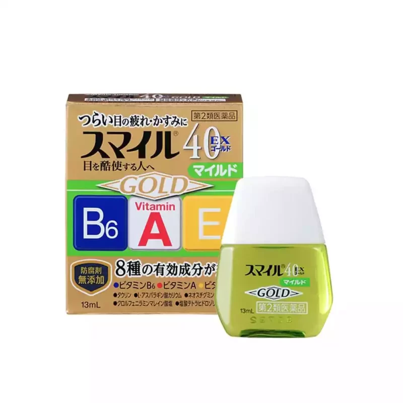 Витаминизированные капли для профилактики старения Lion Smile 40 EX Gold Mild,13ml
