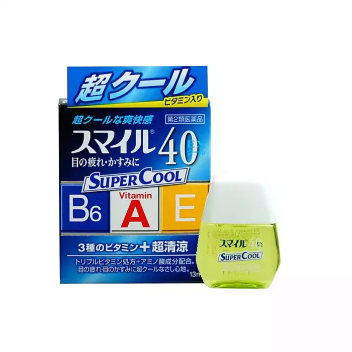 Капли для глаз с сильным охлаждающим эффектом Lion Smile 40 EX Super Cool