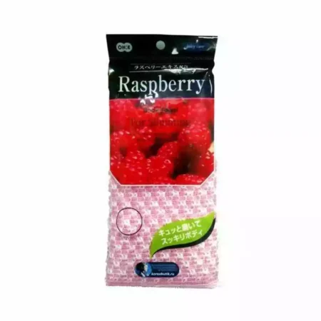 Массажная мочалка с экстрактом малины OH:E JC Raspberry