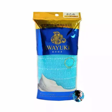 Массажная мочалка для тела жесткая OH:E AWAYUKI Голубая