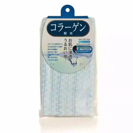 Массажная мочалка мягкая с коллагеном OH:E Body collagen