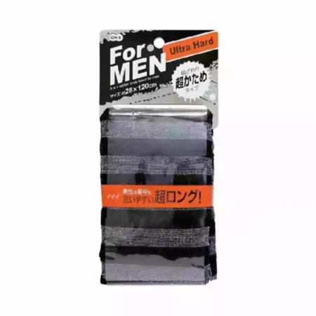 Массажная мочалка для тела сверхжесткая OH:E For men ultra hard black