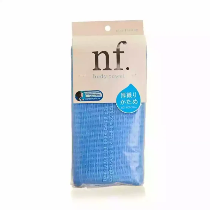 Массажная мочалка жесткая OH:E NF Body Towel Hard Blue