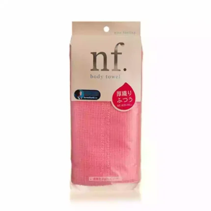 Массажная мочалка средней жесткости OH:E NF Body Towel Middle Hard Pink
