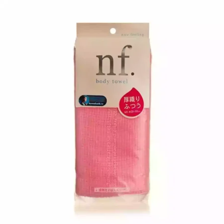 Массажная мочалка средней жесткости OH:E NF Body Towel Middle Hard Pink