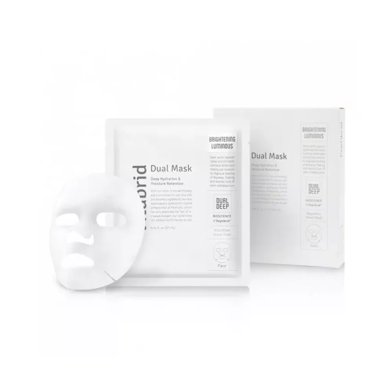 Маска для лица с эффектом отбеливания Peptibrid Dual Mask Brightening Luminous